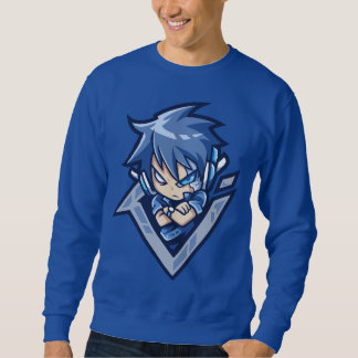 Blue hair boy sweatshirt
