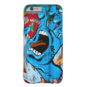 Blue Hand Graffiti Barely There iPhone 6 Case