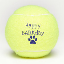 Blue Happy Barkday Birthday Pet Dog Toy