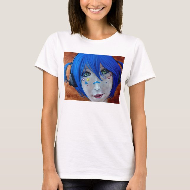 Blue Harajuku T-Shirt (Front)