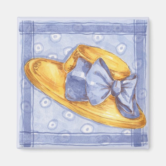 Blue Hat Magnet (Front)