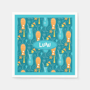 Blue Hawaii and Tropical Itch Napkin