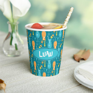Blue Hawaii and Tropical Itch Paper Cups