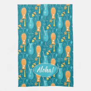 Blue Hawaii and Tropical Itch Tea Towel