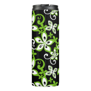 BLUE HAWAII (BLACK/LIME) THERMAL TUMBLER