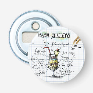Blue Hawaii Bottle Opener