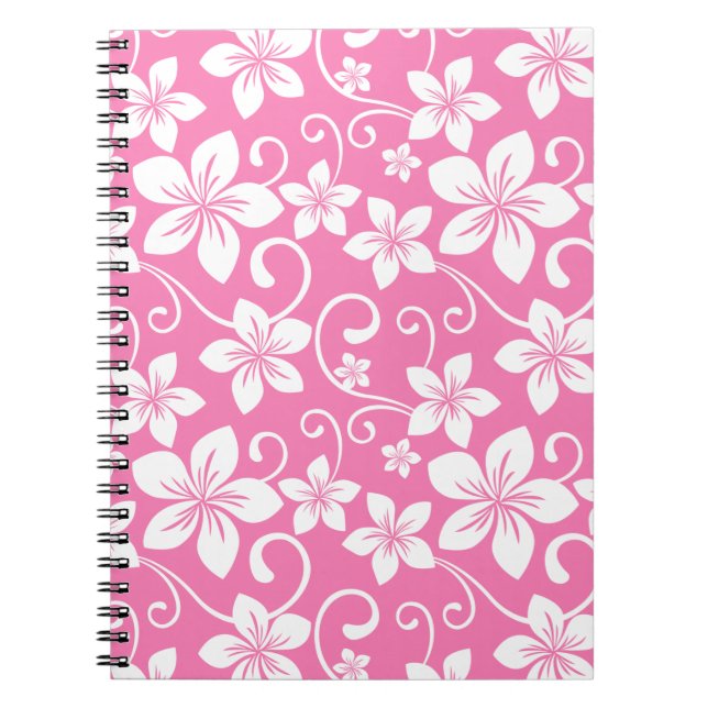 BLUE HAWAII (BUBBLEGUM PINK) NOTEBOOK (Front)
