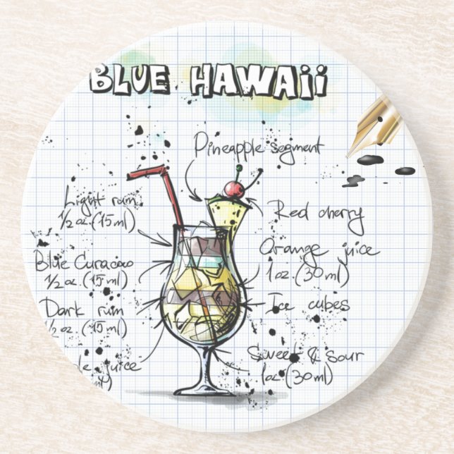 Blue Hawaii Coaster (Front)