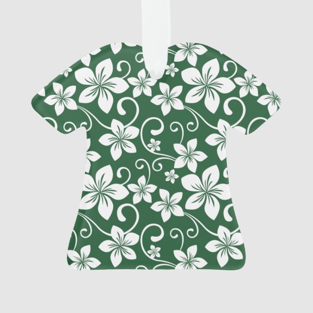 BLUE HAWAII (FOREST GREEN) ORNAMENT (Back)