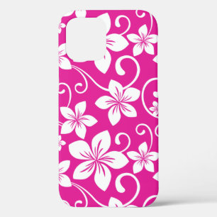 BLUE HAWAII (HOT PINK) iPhone 12 CASE