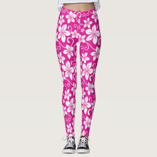 BLUE HAWAII (HOT PINK) LEGGINGS
