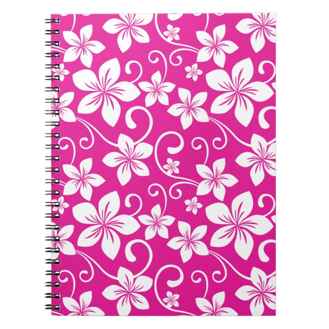BLUE HAWAII (HOT PINK) NOTEBOOK (Front)