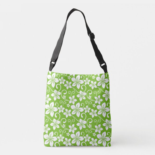 BLUE HAWAII (LIME) CROSSBODY BAG (Back)