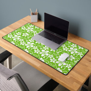 BLUE HAWAII (LIME) DESK MAT