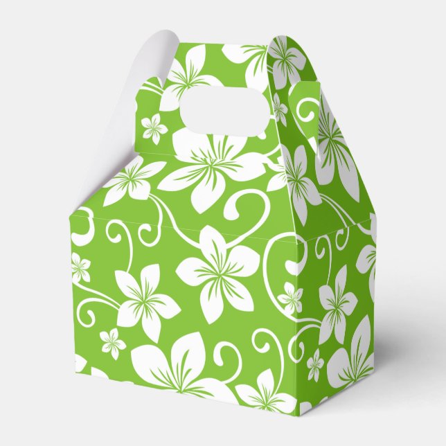 BLUE HAWAII (LIME) FAVOUR BOX (Front Side)