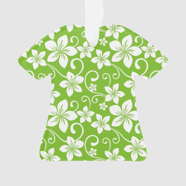 BLUE HAWAII (LIME) ORNAMENT (Front)