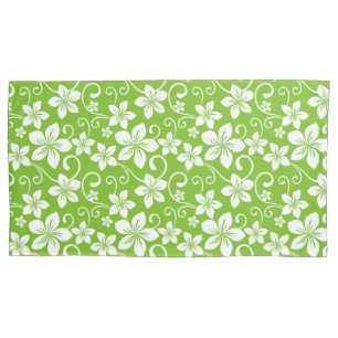 BLUE HAWAII (LIME) PILLOWCASE