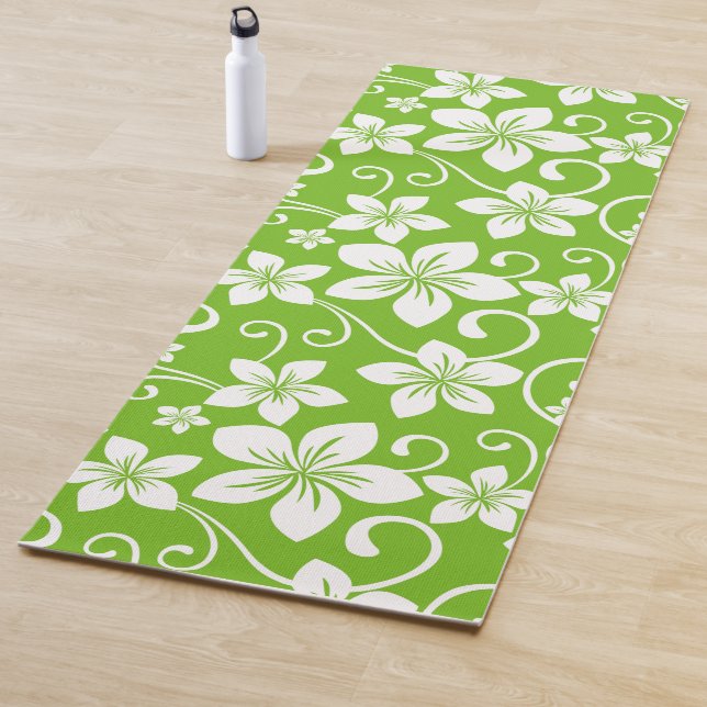 BLUE HAWAII (LIME) YOGA MAT (In Situ)