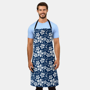 BLUE HAWAII (NAVY) APRON
