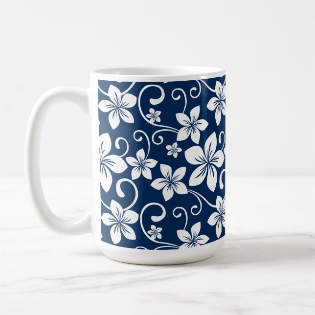 BLUE HAWAII (NAVY BLUE) COFFEE MUG (Left)