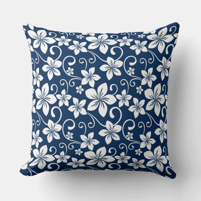 BLUE HAWAII (NAVY BLUE) CUSHION (Front)