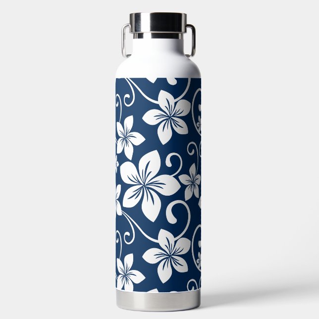 BLUE HAWAII (NAVY) WATER BOTTLE (Front)