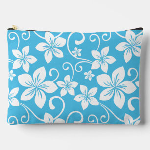 BLUE HAWAII PATTERN IN BLUE ACCESSORY POUCH
