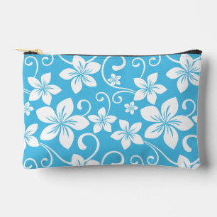 BLUE HAWAII PATTERN IN BLUE ACCESSORY POUCH