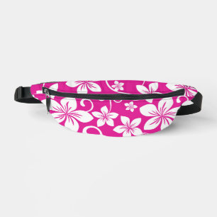 BLUE HAWAII PATTERN IN HOT PINK BUM BAGS