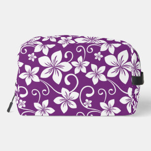 BLUE HAWAII PATTERN IN PLUM DOPP KIT