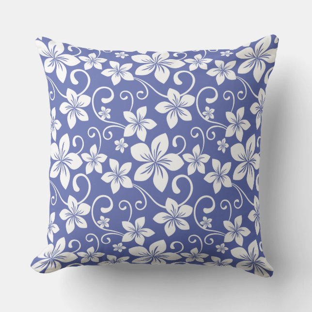 BLUE HAWAII (PERIWINKLE) CUSHION (Front)