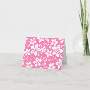 BLUE HAWAII (PINK) THANK YOU CARD
