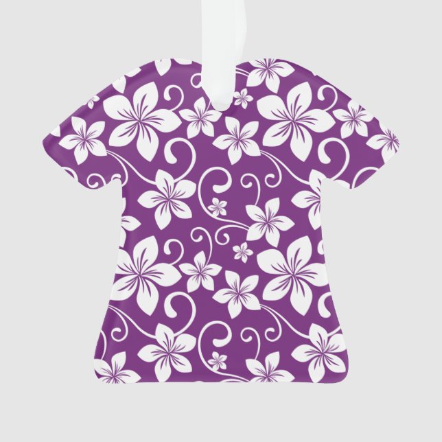 BLUE HAWAII (PLUM) ORNAMENT (Front)