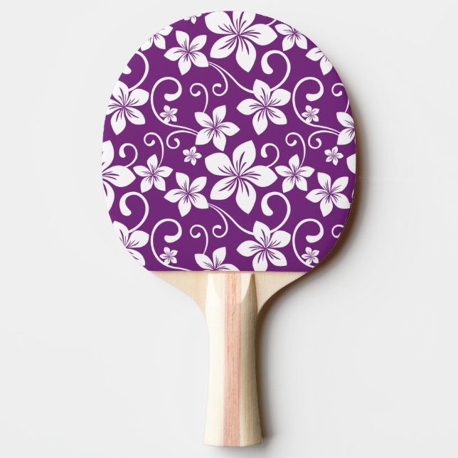 BLUE HAWAII (PLUM) PING PONG PADDLE (Back)