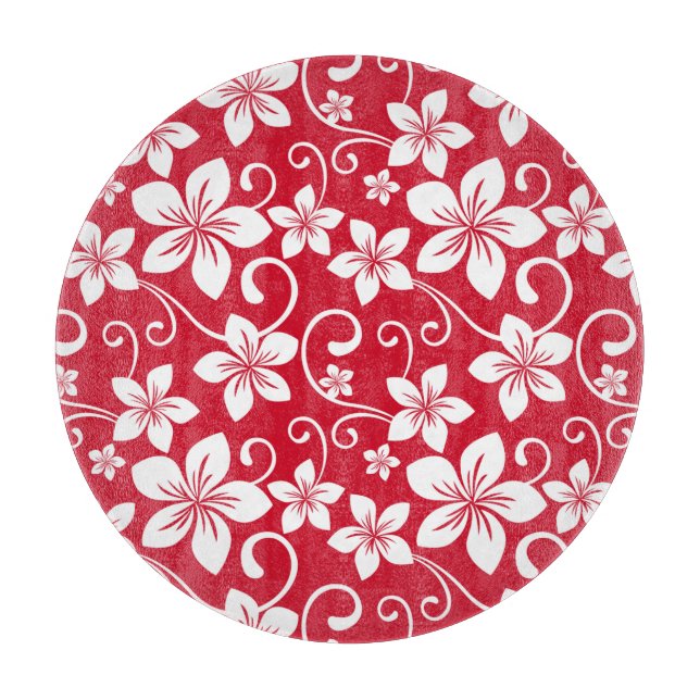 BLUE HAWAII (RED) CUTTING BOARD (Front)
