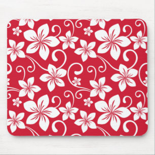 BLUE HAWAII (RED) MOUSE PAD