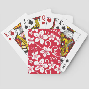 BLUE HAWAII (RED) PLAYING CARDS