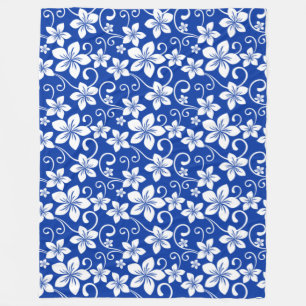BLUE HAWAII (ROYAL BLUE) FLEECE BLANKET