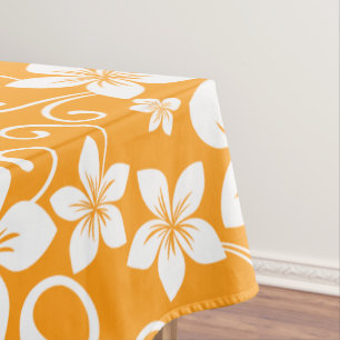 BLUE HAWAII (TANGERINE) TABLECLOTH