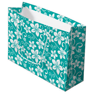 BLUE HAWAII (TEAL) LARGE GIFT BAG