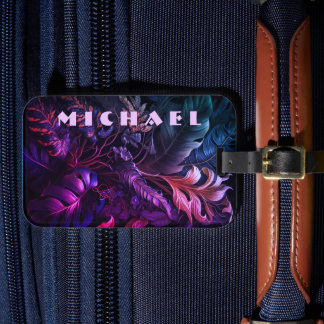 Blue Hawaiian Luggage Tag