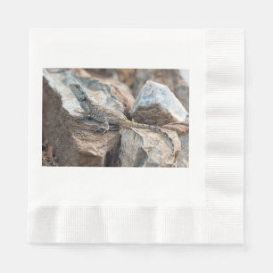 Blue headed Agama Napkin