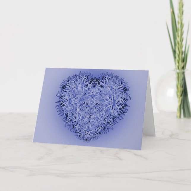 Blue Heart Card (Front)