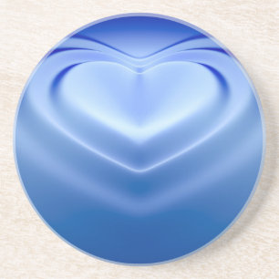 Blue Heart Coaster