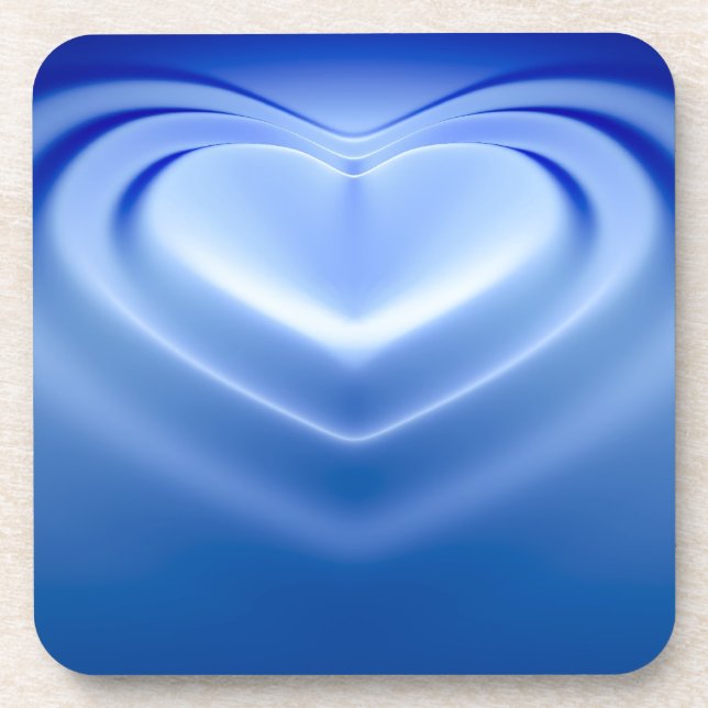 Blue Heart Coaster (Front)