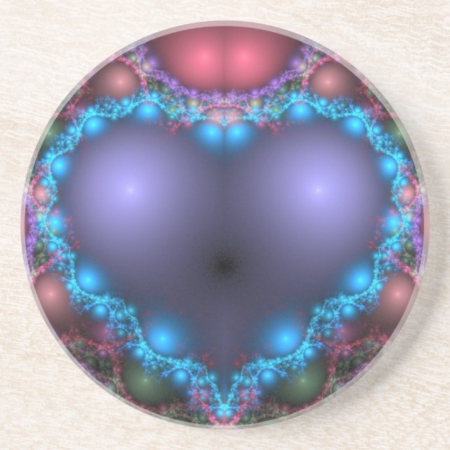 Blue Heart Coaster (Front)