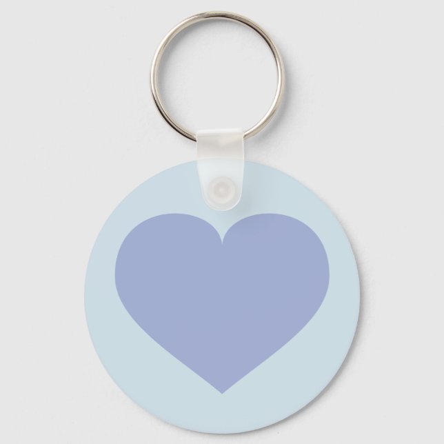 Blue Heart Key Ring (Front)