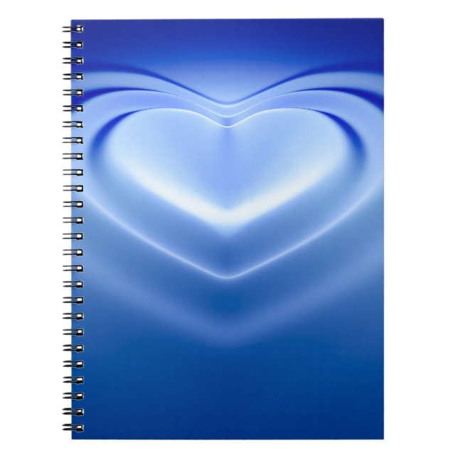 Blue Heart Notebook (Front)