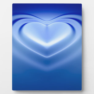 Blue Heart Plaque