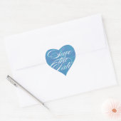 Blue Heart  |  Save the Date Envelope Seal (Envelope)